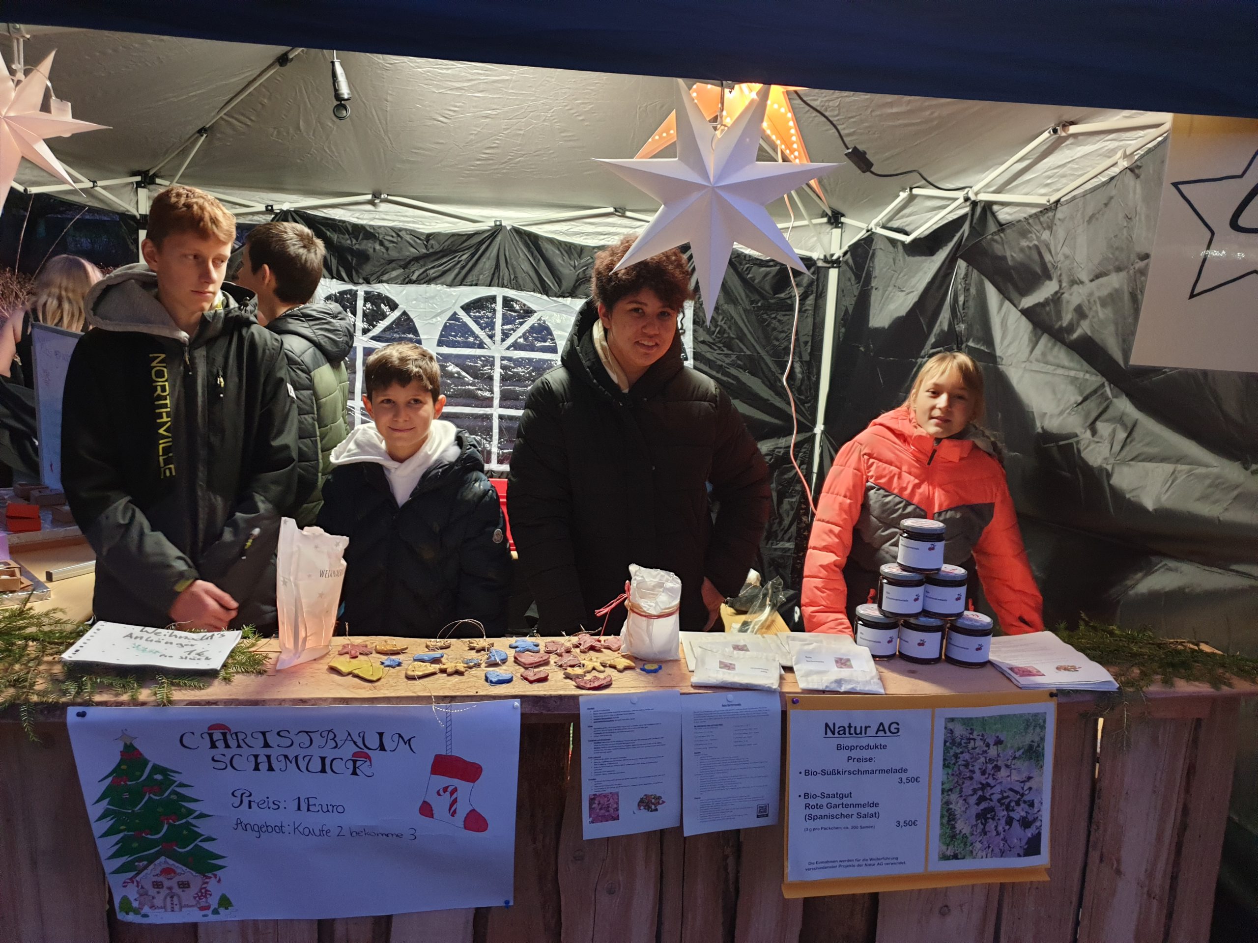 Stand auf der Steingruber Weihnacht